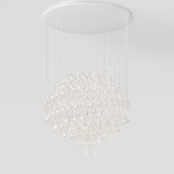 Chùm đèn pha lê hiện đại