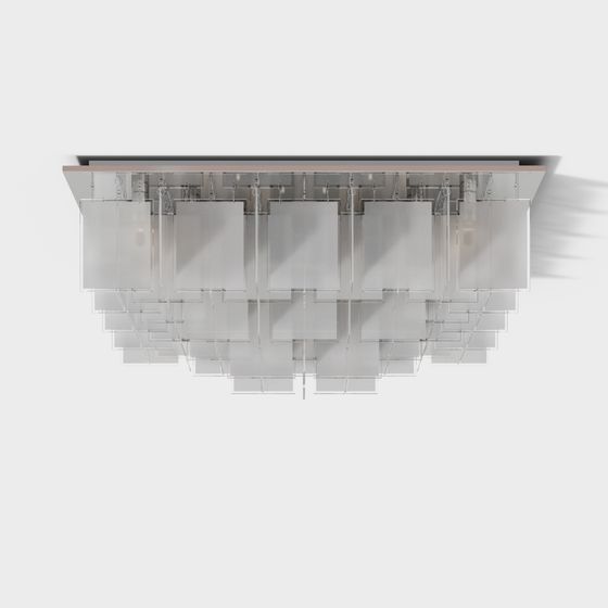 Transparent Geometric Lamp 3D model