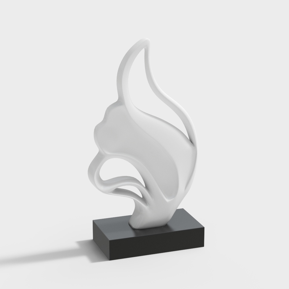 현대 데스크 장식