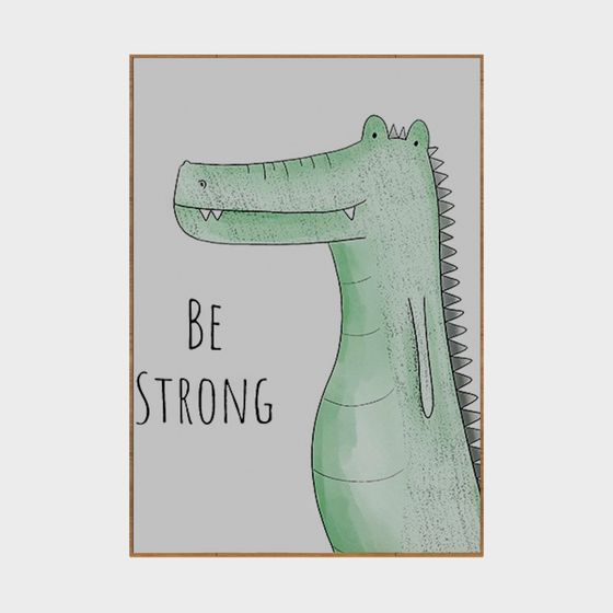 Be Strong Crocodile 3D Model