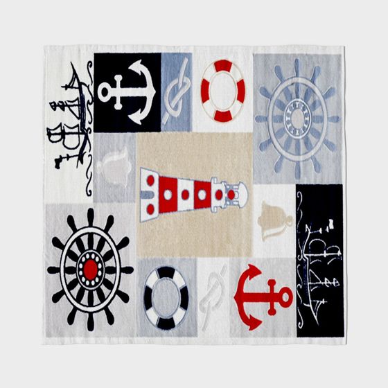 Nautical Themed Carpet 3D model