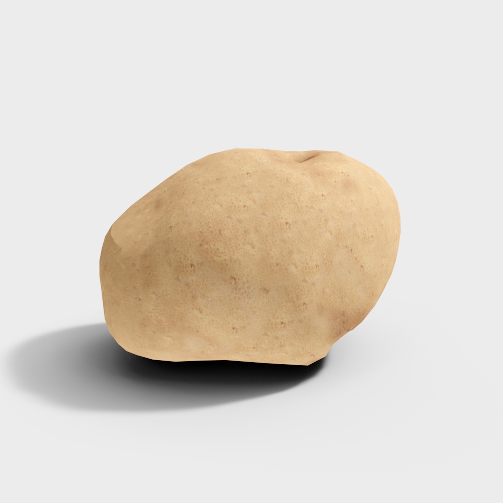 Realistic Potato 3D model for Creative Projects