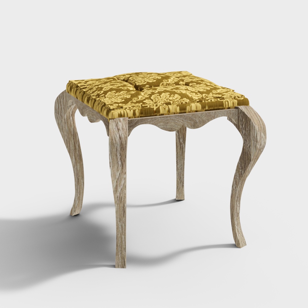 Ghế đẩu mang kiểu dáng Châu Âu