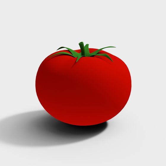 Realistic 3D Tomato Model for Creative Projects