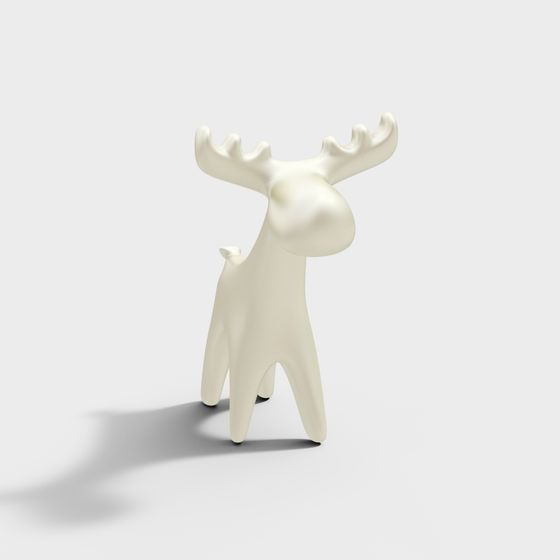 Low Poly Deer 3D model for Creative Projects