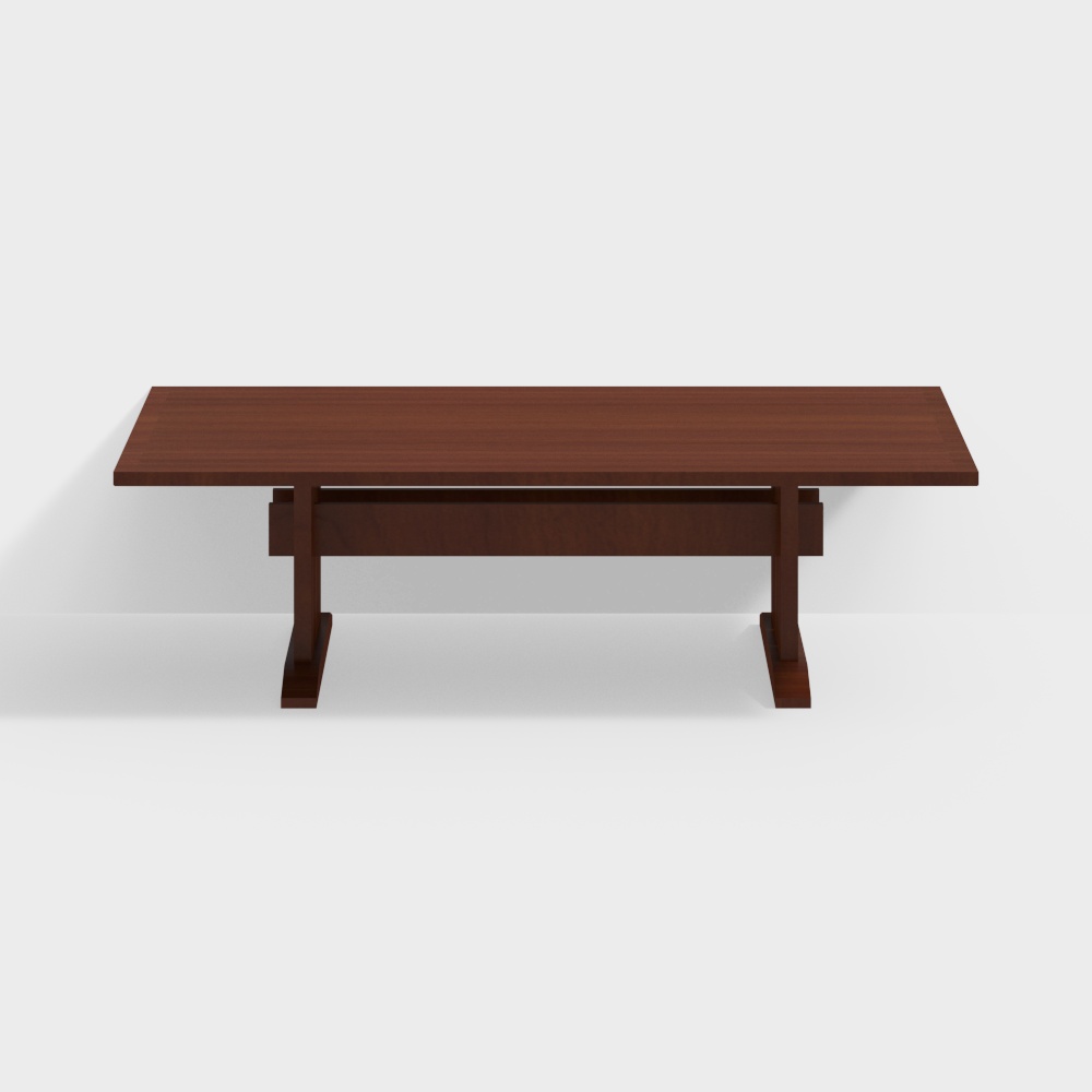 Table à manger moderne en bois