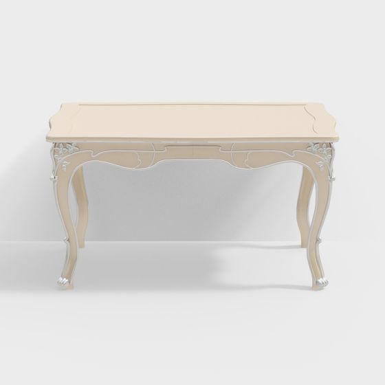 Rococo Style Vanity Table 3D model