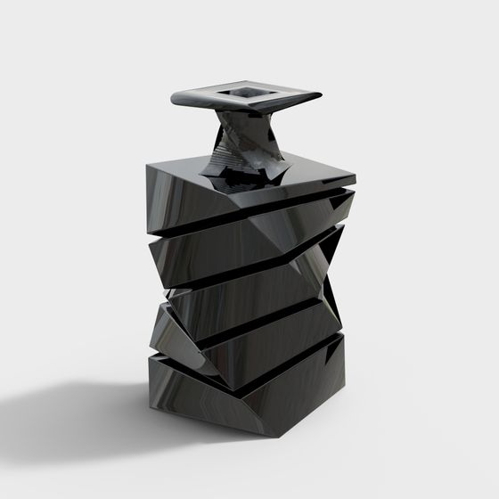 Futuristic Spiral Staircase 3D model for Creative Designs