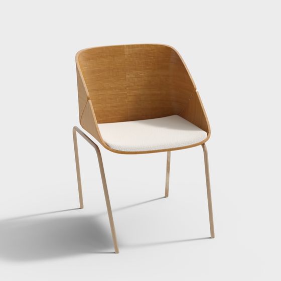 Cozy Reading Chair 3D model