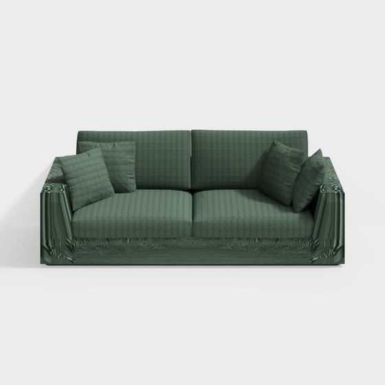 Urban Comfort Low-Polygon 3D Sofa Model