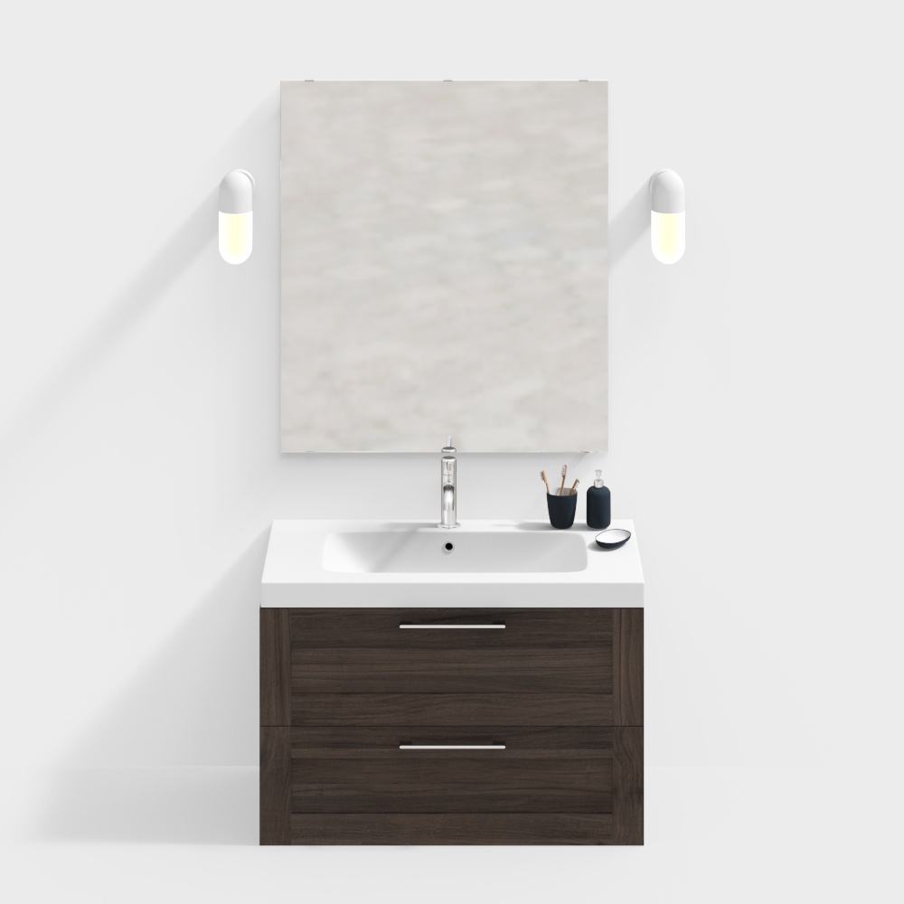 Gabinetes de baño modernos