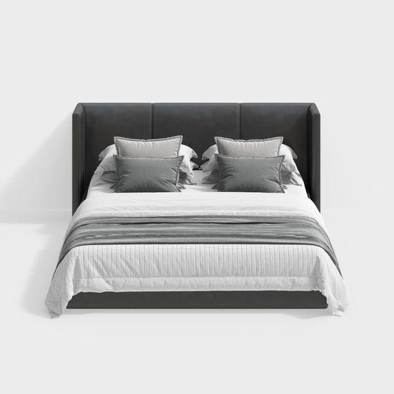 เตียงคู่ในห้องนอนสมัยใหม่