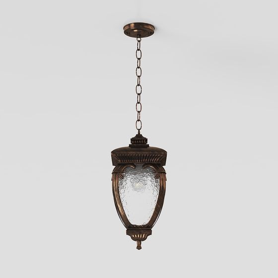Vintage Chandelier 3D model with Elegance