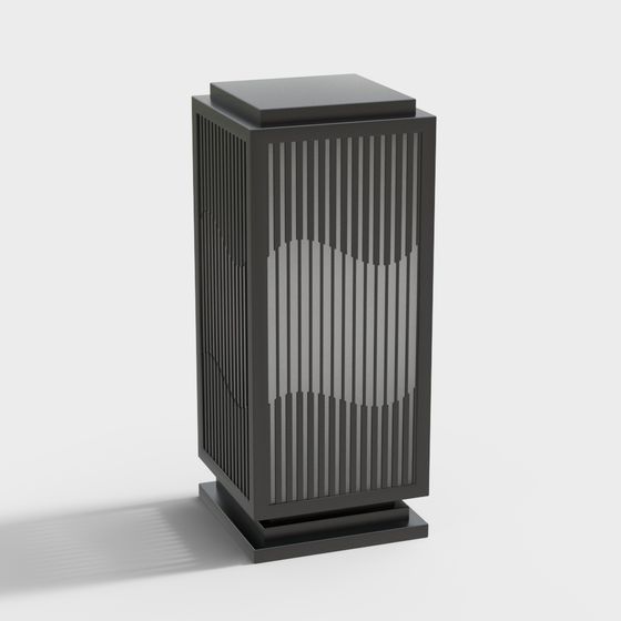 City Light 3D model - Unique Low-Poly Design