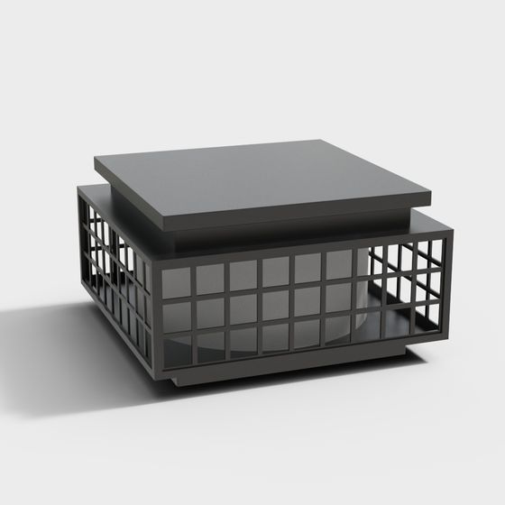 Urban Cage Low Poly 3D Model for Creative Projects