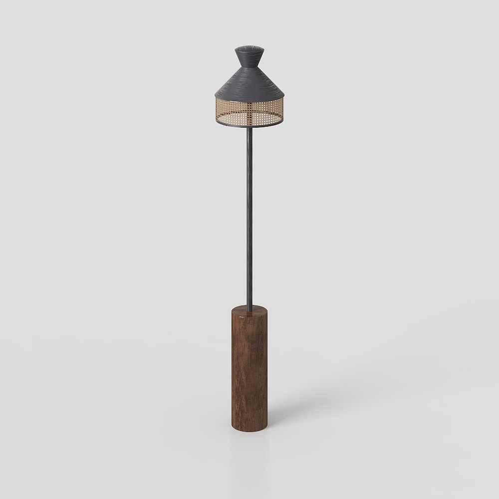 Southeast Asian floor lamp