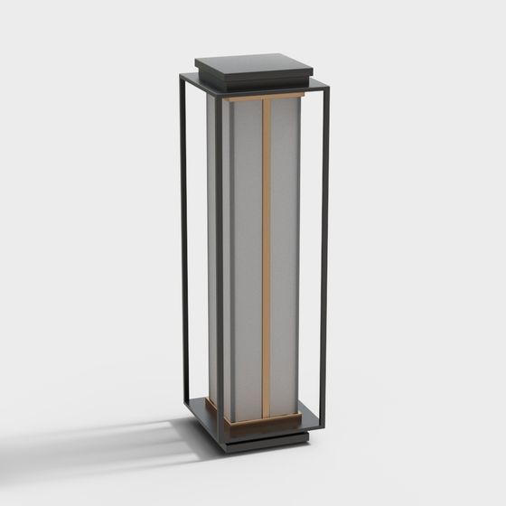 City Light Column 3D model