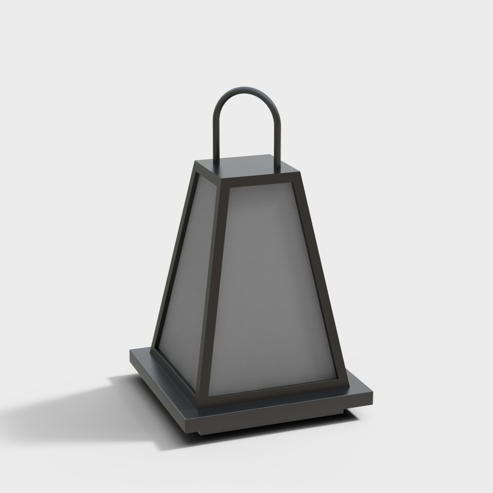 Modern portable landscape floor lamp