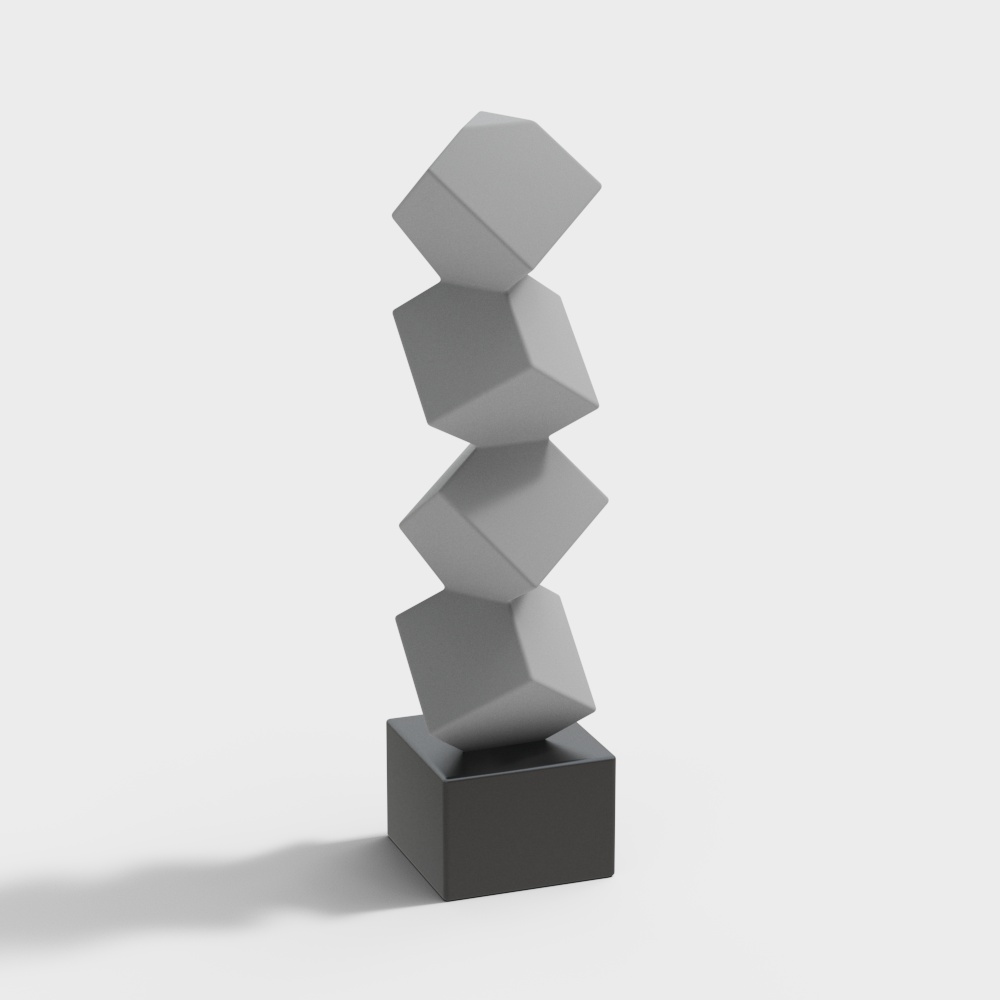 Modern modeling landscape floor lamp