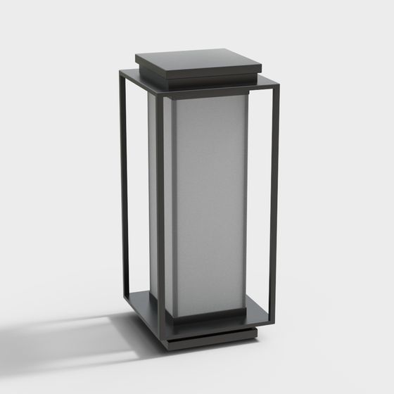 Urban Lighthouse Low Poly 3D model