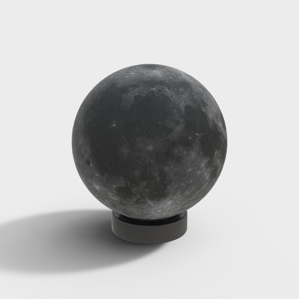 Modern moon shape landscape floor lamp