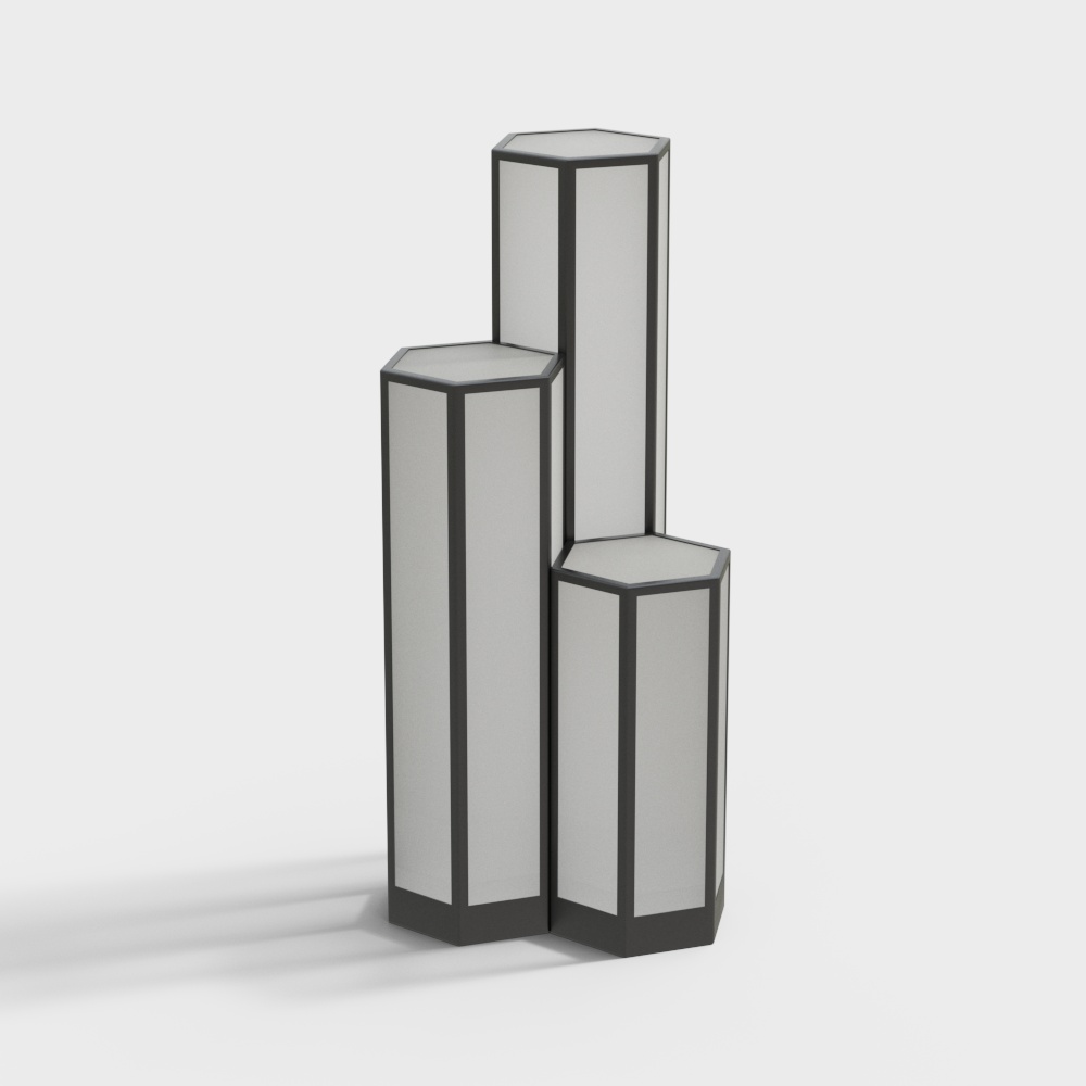 Modern landscape floor lamp