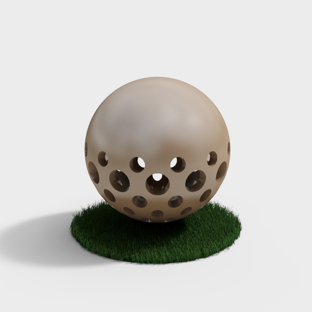 Modern lawn ball floor lamp