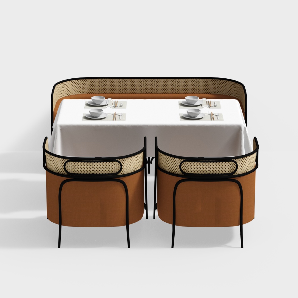 Cabina de sofá casual moderna