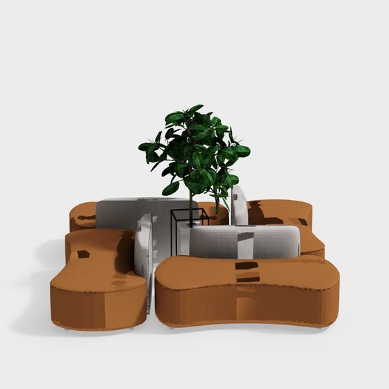 Urban Oasis Sofa 3D model