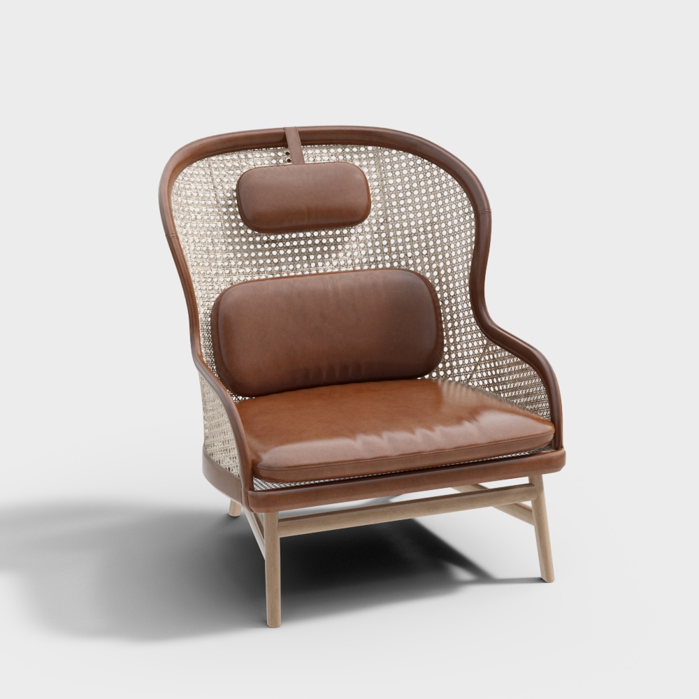 Rattan leisure chair in Southeast Asia