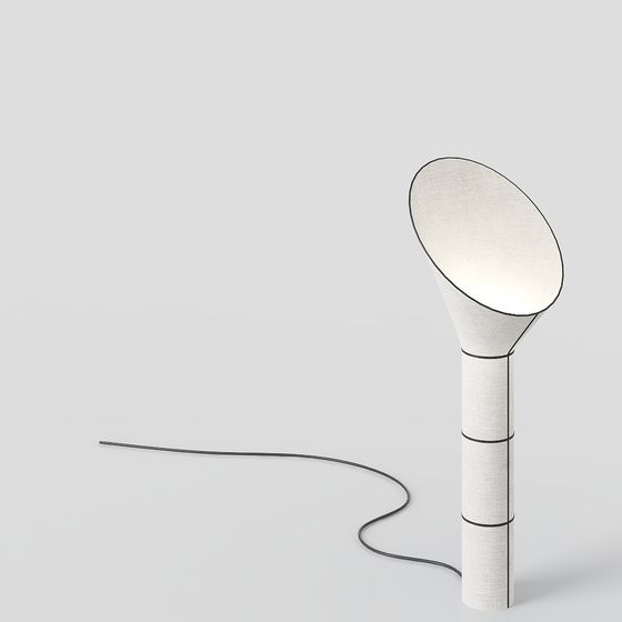 Luminous Floor Lamp 3D model for Modern Spaces
