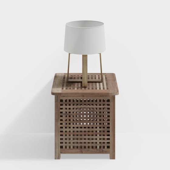 Lattice Side Table 3D model