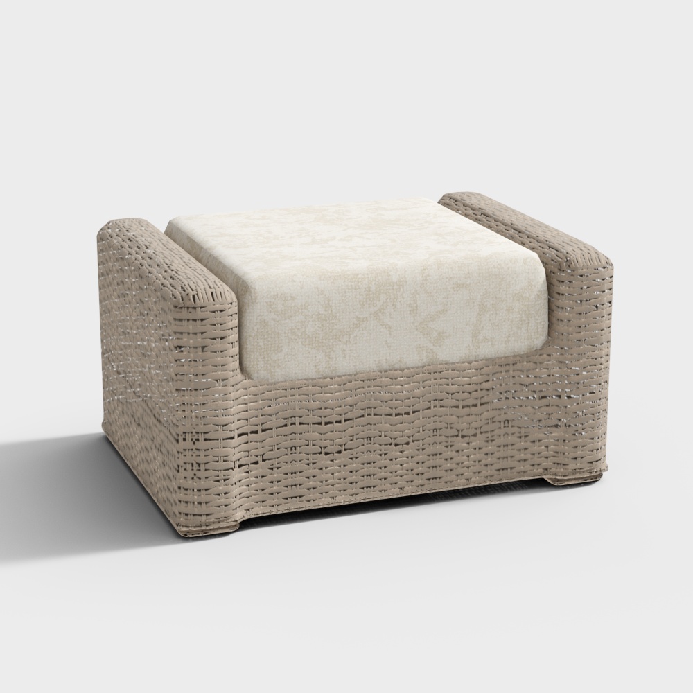 Rattan stool of Southeast Asia