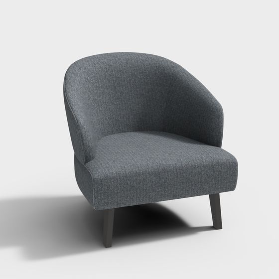 Cozy Lounge Chair 3D model