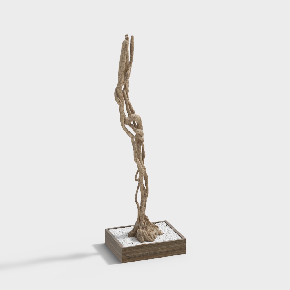 Southeast Asia outdoor dead wood sculpture decoration