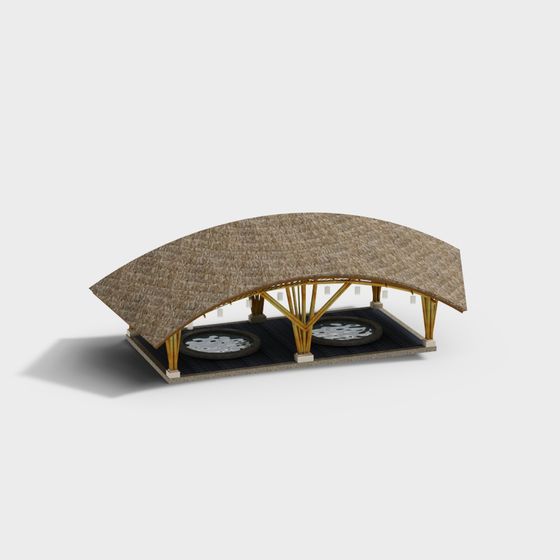 Prairie Dream 3D Model Pavilion for Creative Projects