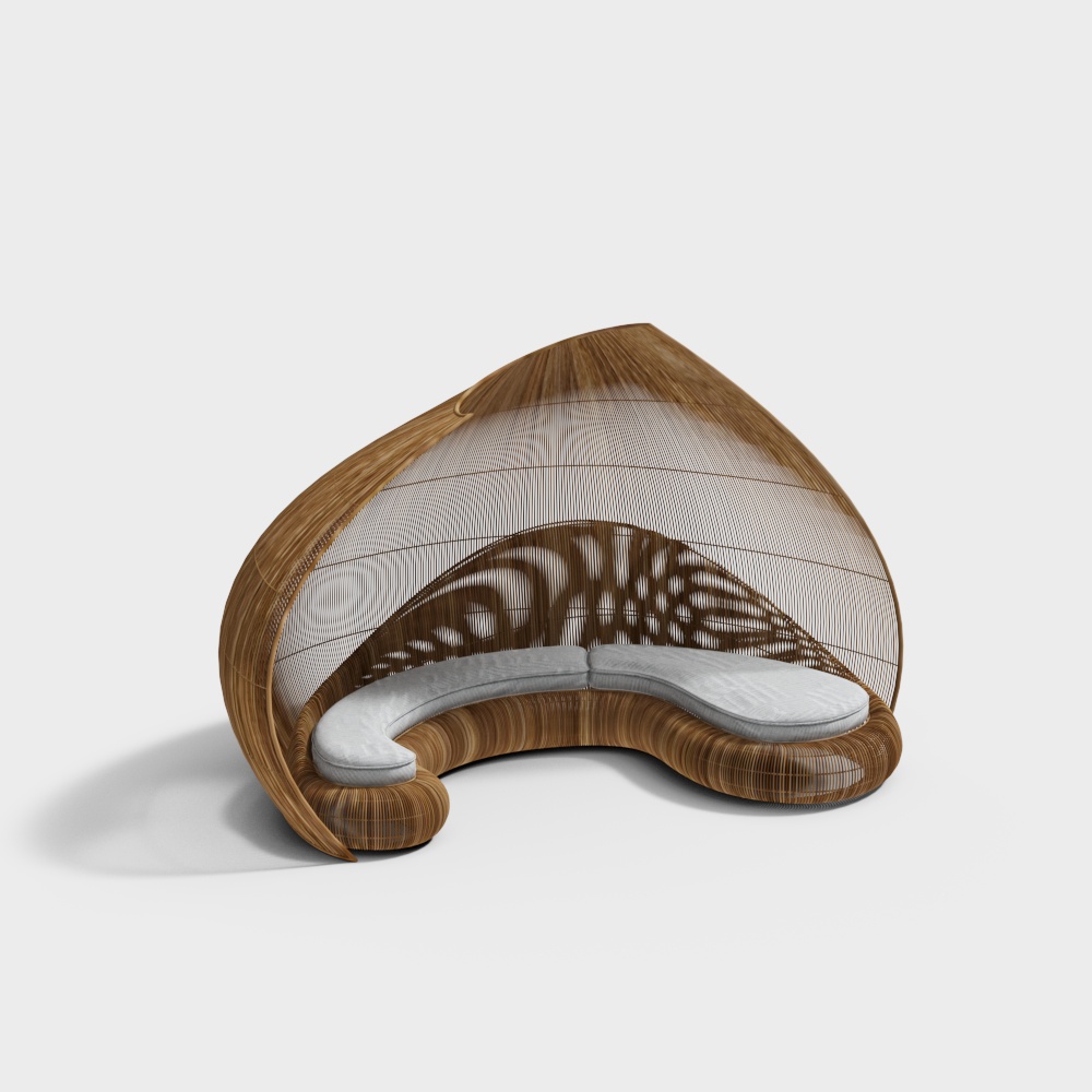 동남아시아 야외 다중 라탄 소파