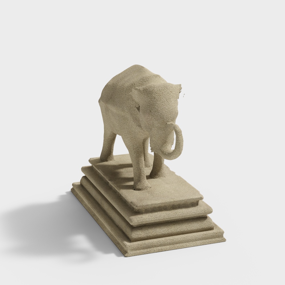 Southeast Asian elephant sculpture architecture