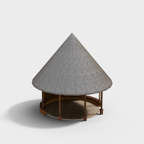 Jungle Gazebo 3D model