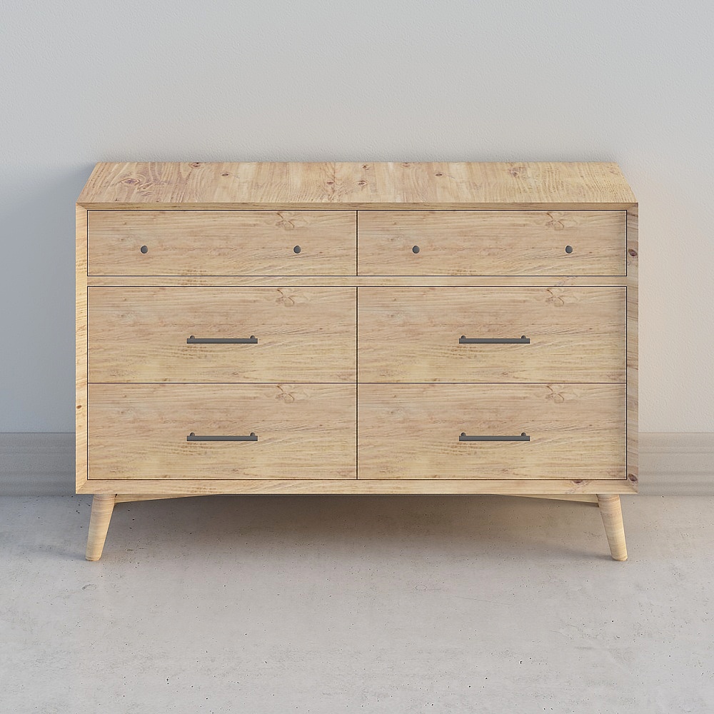 West Elm Mid-Century Six Drawer Dresser