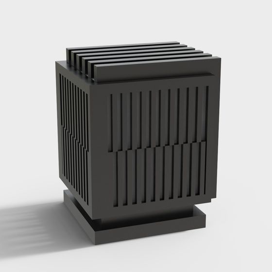 City Window 3D Model - Unique Low-Poly Design