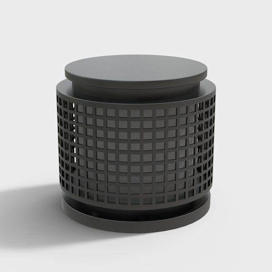 Stylish Mesh Round Table 3D model