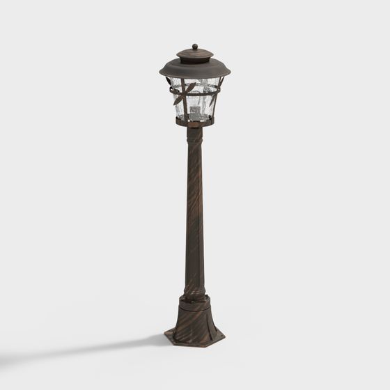 Vintage Street Lamp 3D model