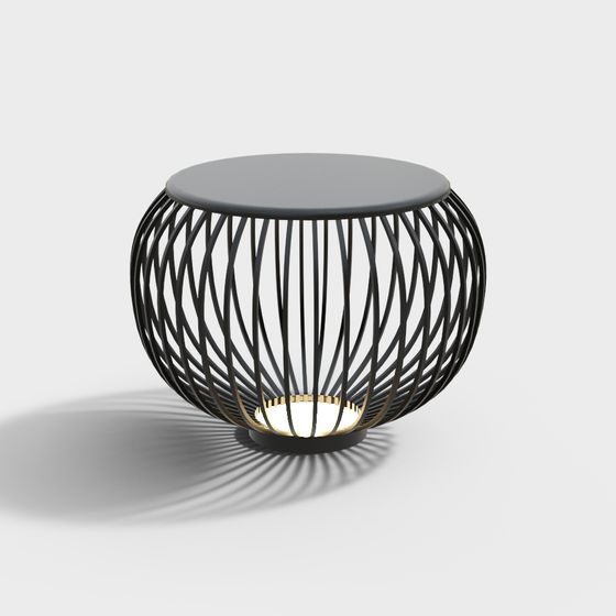 Woven Time Side Table 3D Model