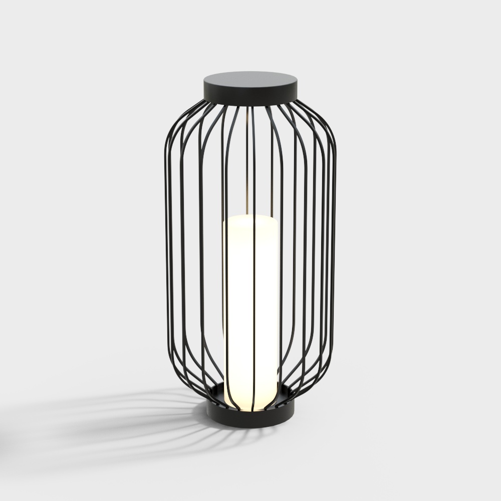 Đèn trang trí hiện đại bằng sắt rèn ngoài trời