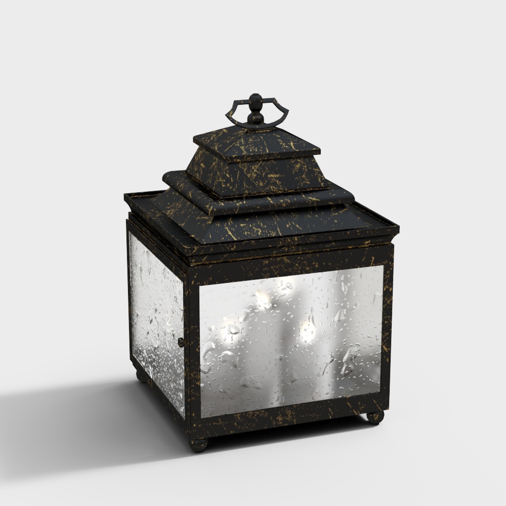 Đèn di động ngoài trời kiểu Mỹ