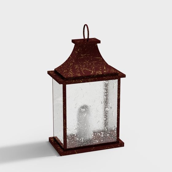 Vintage Lantern 3D Model for Creative Projects