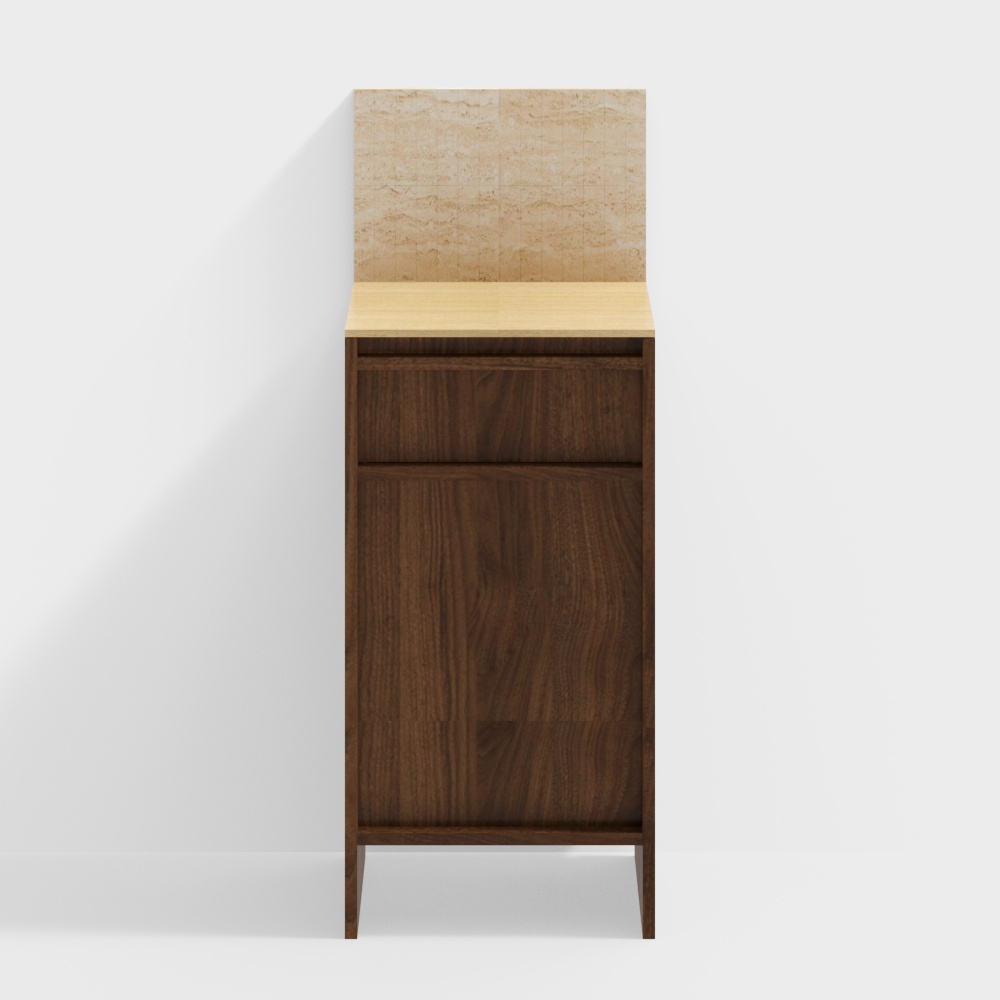 Entrance Cabinet - Black Walnut A05