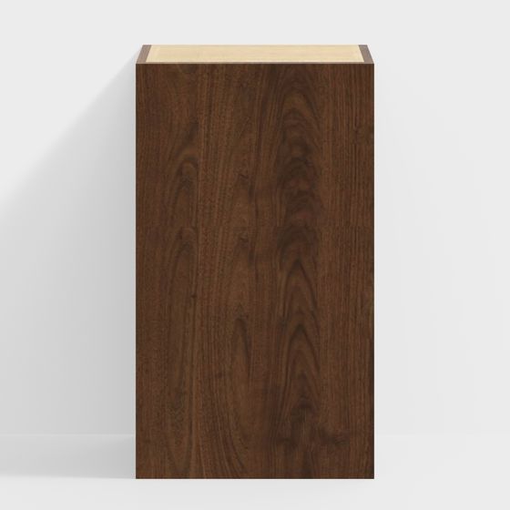 Elegant Wooden Display Stand 3D model