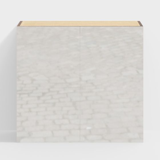 Meubles - Armoire d'entrée romaine - Armoire de plafond - Miroir -950- Noyer noir